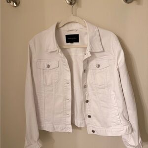 Banana Republic White Denim Jacket